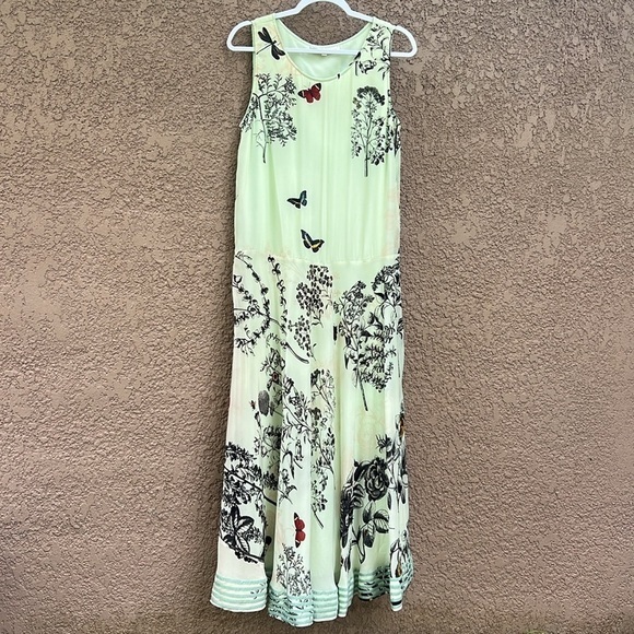 Anthropologie Sleeveless Floral Maxi Dress By Kavita Bhartia Whimsical Fairycore - Picture 1 of 16